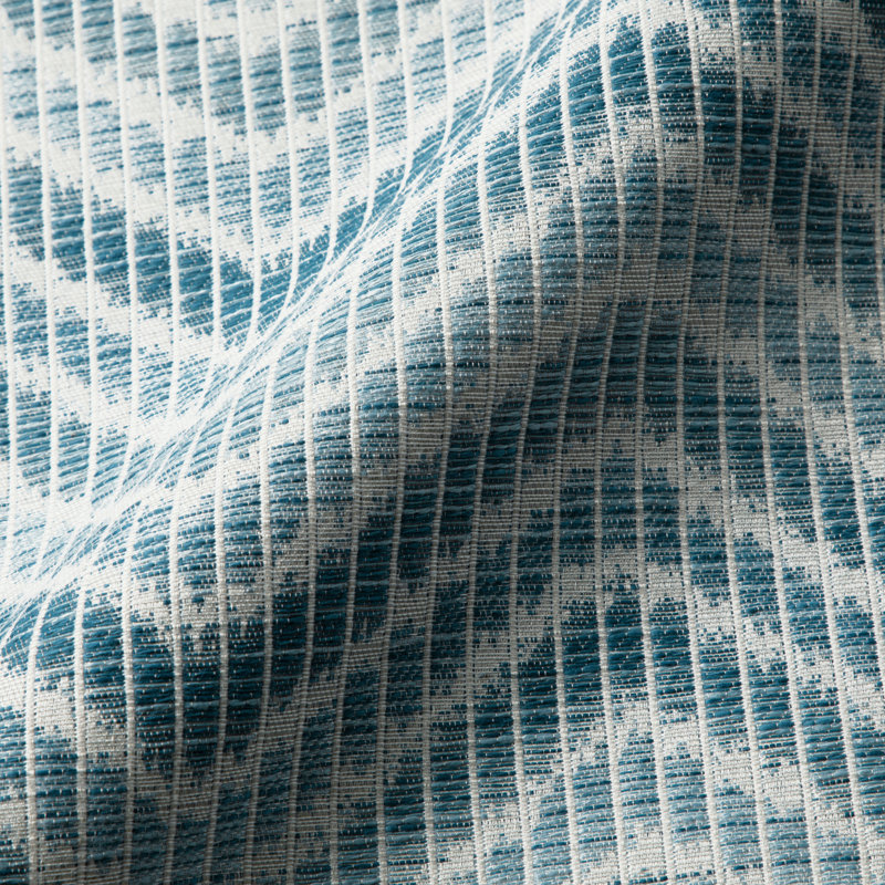 Granville Weaves Chausey Cotton Blend Fabric, Blue