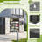 10X8 FT Outdoor Storage Shed-123513336-123513340