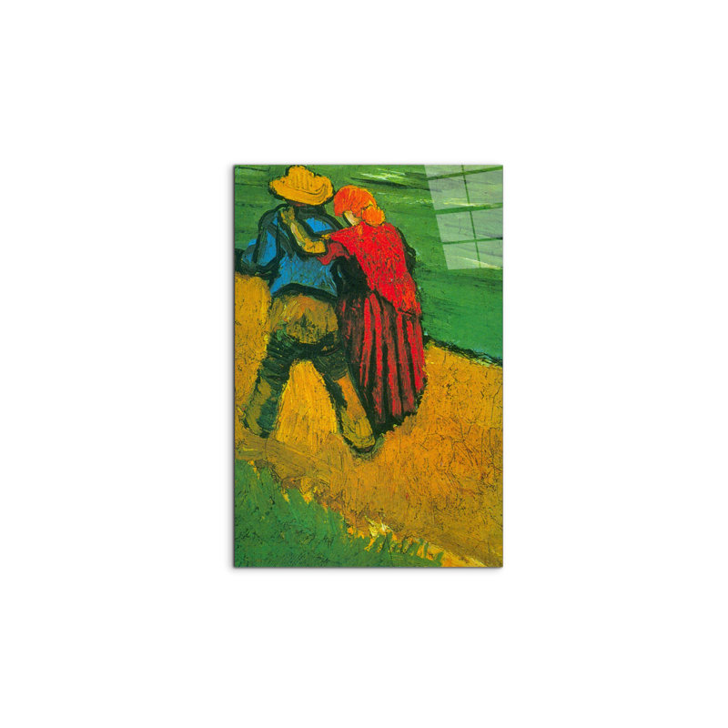 "Two Lovers" by Van Gogh Vincent 53×79.5 cm CrystalArt Acrylic Glass Effect, Lightweight Ready to Hang