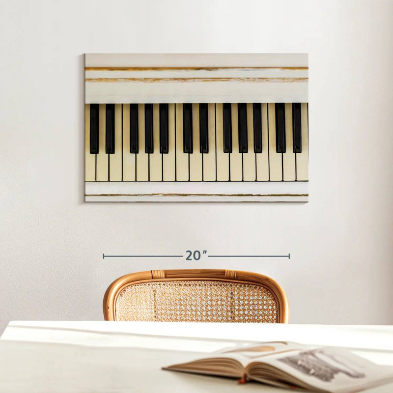 Abarca Old Piano, 16" H x 24" W