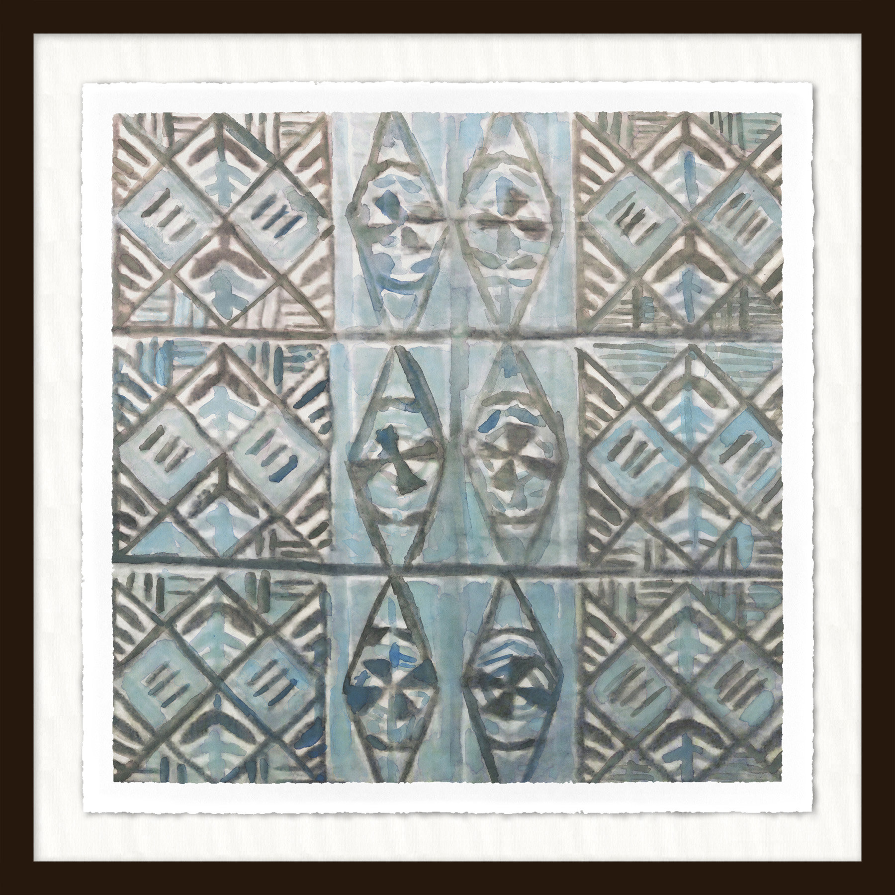 Wendover Art Group Ancient Pattern Study 4 - Picture Frame Print on ...