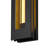 Layer LED Sconce for Indoor/Outdoor Use, Layered Panel Design, Brass Interior, 3-CCT Selectable, Wet Rated-974911305