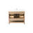Marissa 42'' Free Standing Single Bathroom Vanity with Engineered Stone Top-781182988