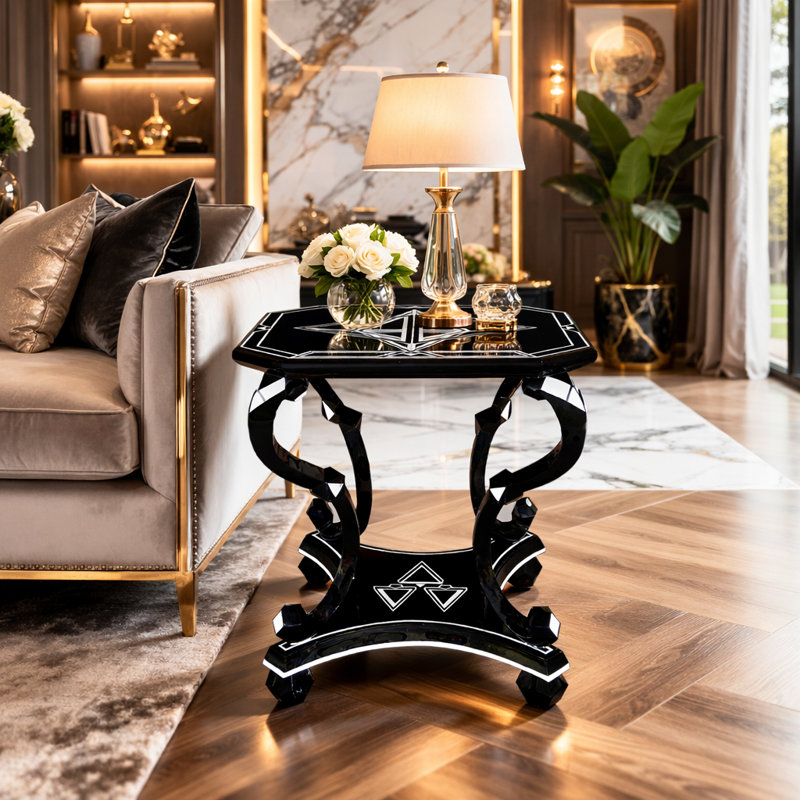 Immanuel Marble End Table