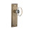 Plaque New avec plaque de porte ovale en cristal transparent New York