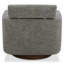 Fauteuil d'appoint pivotant avec appui-tête réglable Becerril-1899824101-1899824098