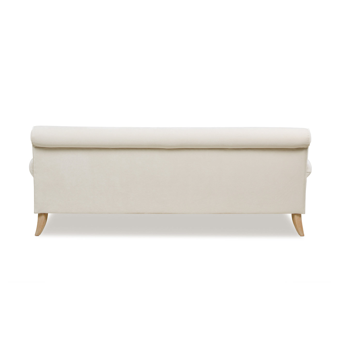 Harbor 88'' Upholstered Sofa, White Velvet