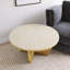 Table basse ronde en bois de chêne-1389961478