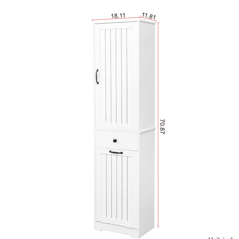 Armoire de buanderie avec espace de rangement et de séparation élégant et pratique