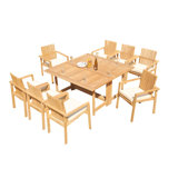 Outdoor 7 - Piece Teak Dining Set