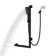 Seville Slide Bar Slip Resistant ADA Compliant 500 lb Weight Capacity Slide Bar with Multi-function Handshower Right