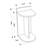 Americo Geometric End Table-1992479953