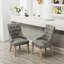 Fauteuils à oreilles capitonnés en bois massif capitonnés-114326320