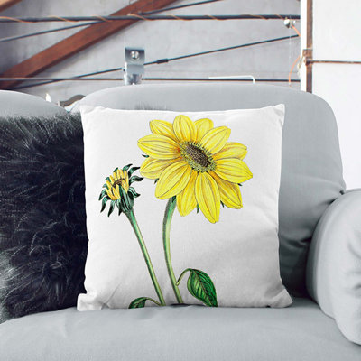 Floral Square Cushion