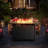 Dorace Rectangle Steel Propane Smokeless Fire Pit Table with Hidden Fuel Tank-1010834445