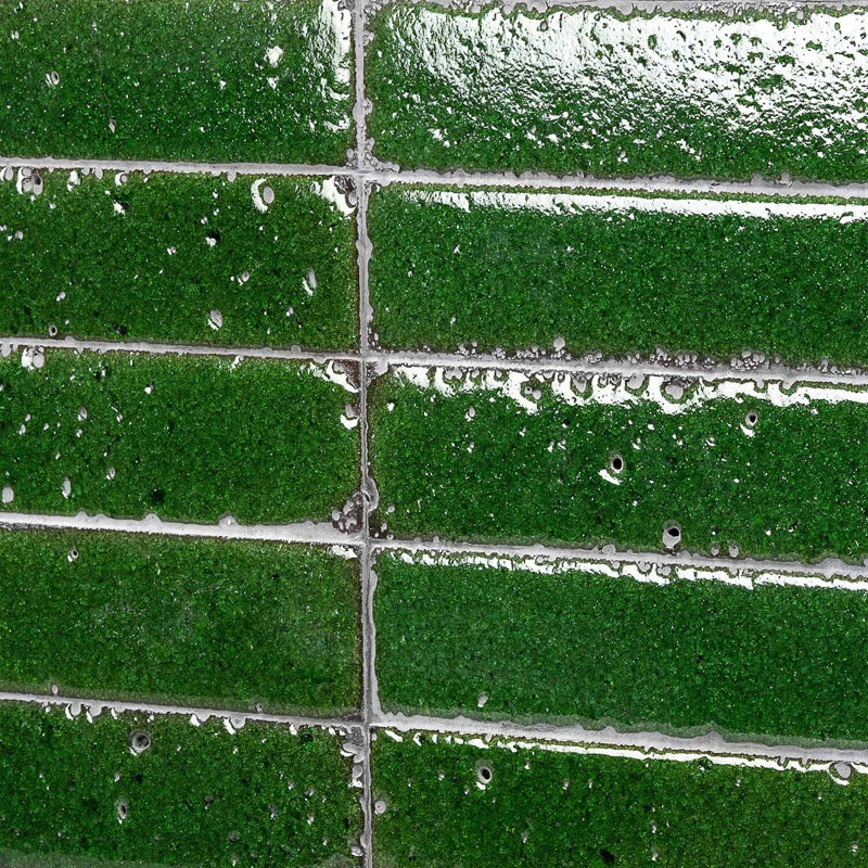 Lava Art 3x12 Brick Look Crackled Glossy Lava Stone Subway Tile