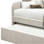 Lit de jour simple tapissier avec couchette Fog