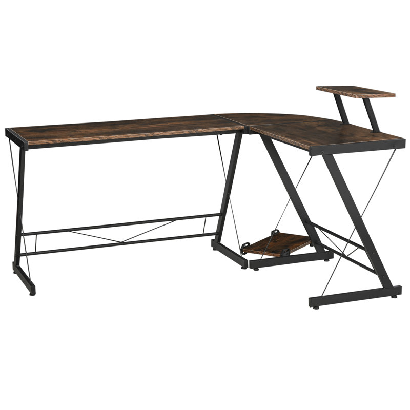 Miranda L-Shaped Computer Desk