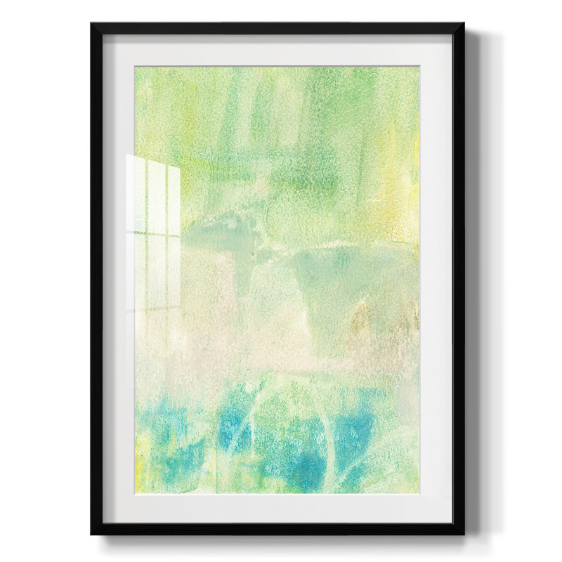 Serus I -Framed Print, Black