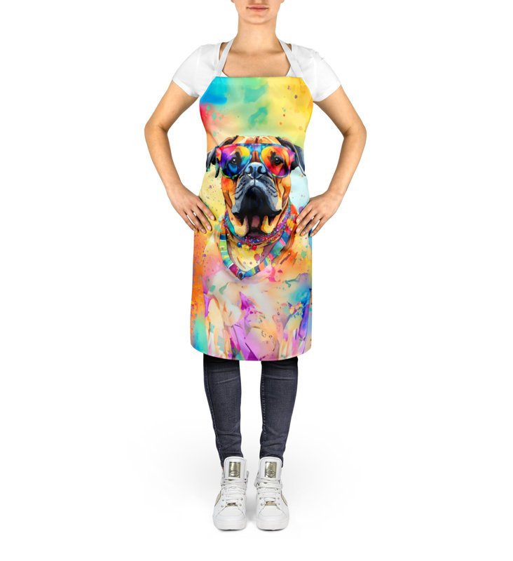 No Pattern Bib Apron