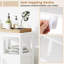 Rangement autoportant pour salle de bain avec 2 portes et compartiment ouvert -1271398589
