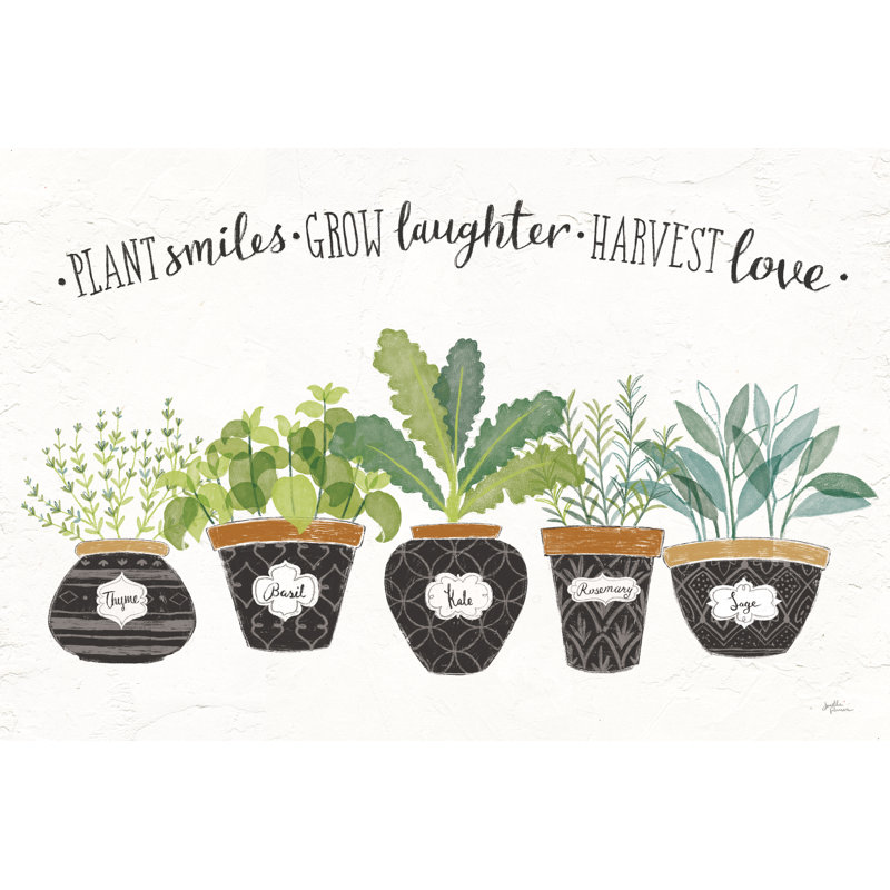 «Fine Herbs I» par Janelle Penner, reproduction d'art sur toile tendue, H 12 po x l 18 po