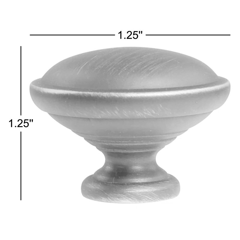 Poignée champignon 1 1/4" diamètre multipaquet, Bronze huilé