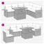62cm Wide Patio Sofa with Cushions