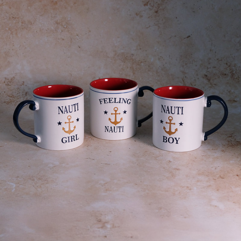 TASSE D'ILI NAUTI 21OZ, 3 ASS