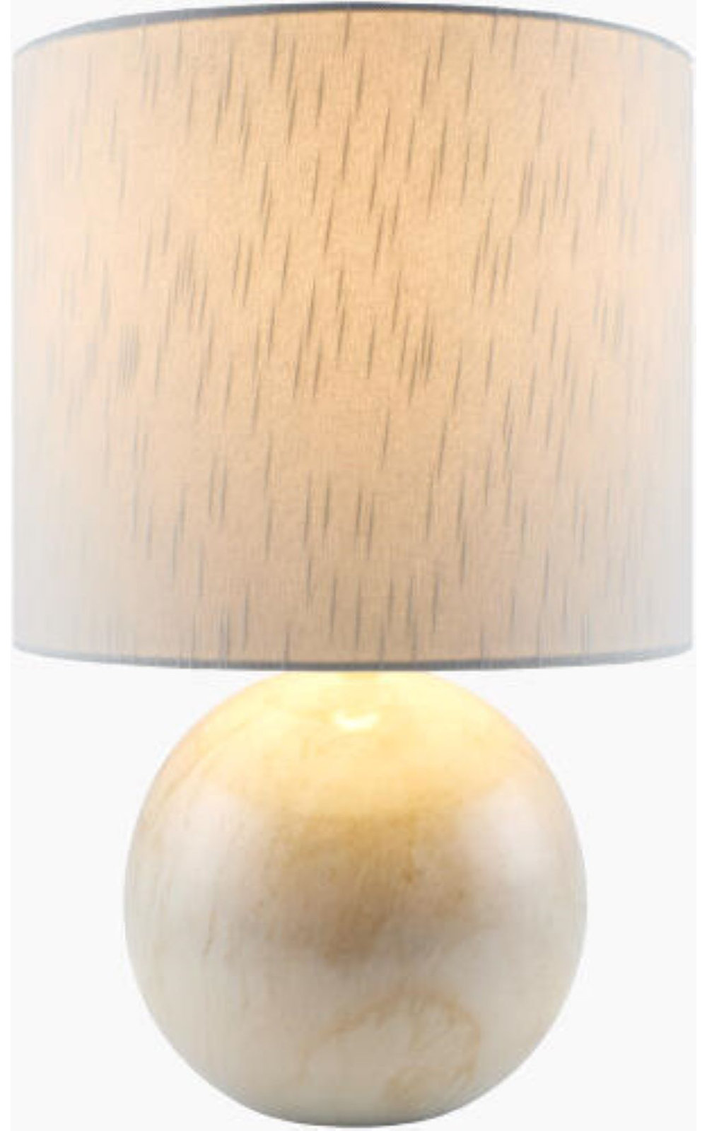 Lillian Ceramic Table Lamp, Beige 