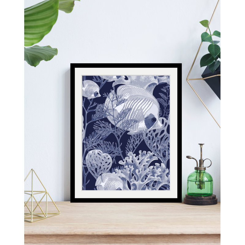 Fisch - Single Picture Frame Print, 60 cm H x 50 cm W