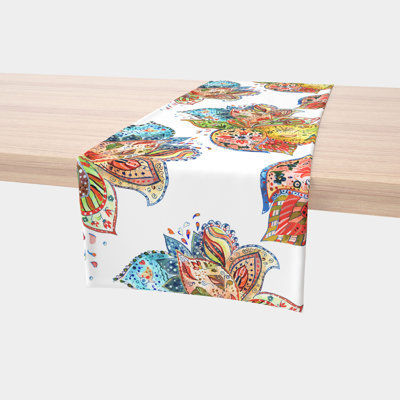 Table Runner, 100% Cotton, Floral 213