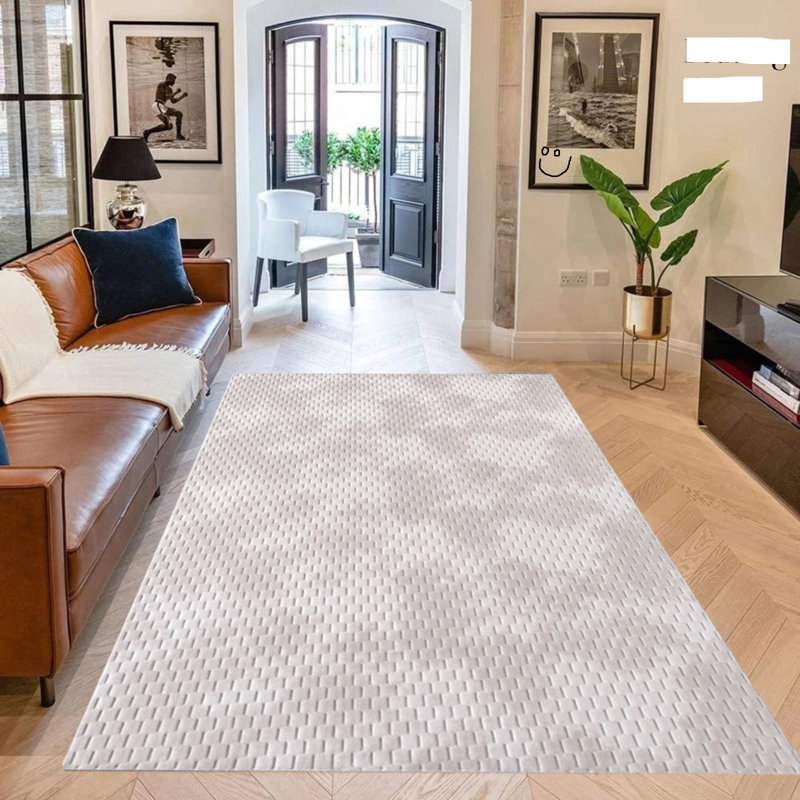 Geometric Area Rug, Rectangle 60 x 110cm