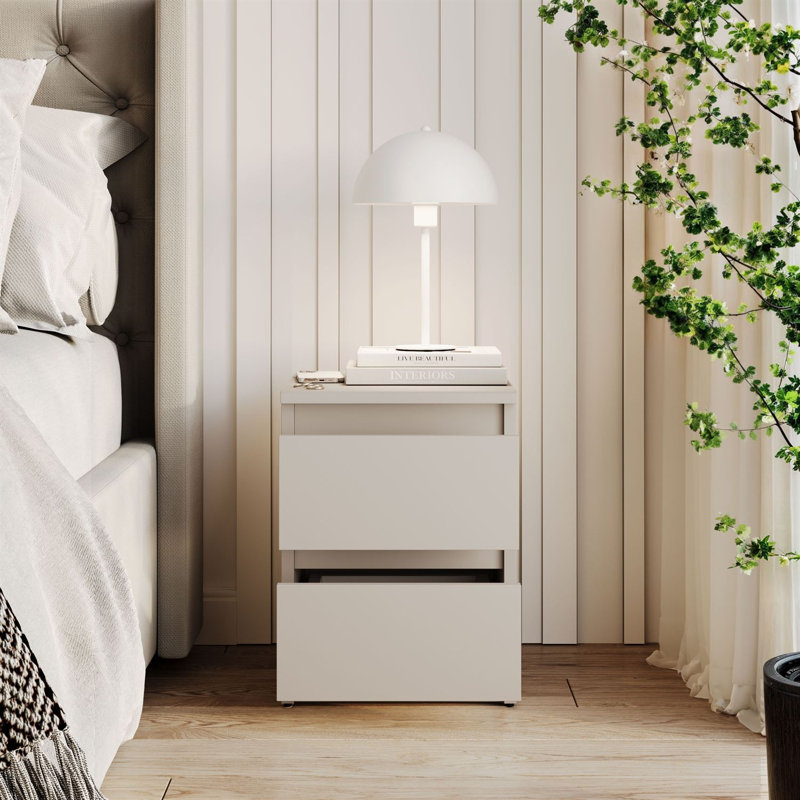 30 cm W Bedside Table, Cashmere