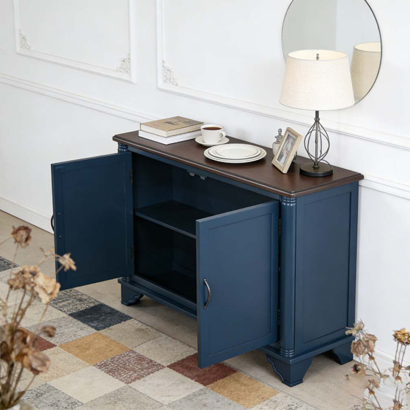 Console 40 "avec tablette de rangement, Marine