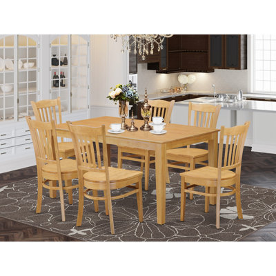 Alingtons Rubberwood Solid Wood Dining Set