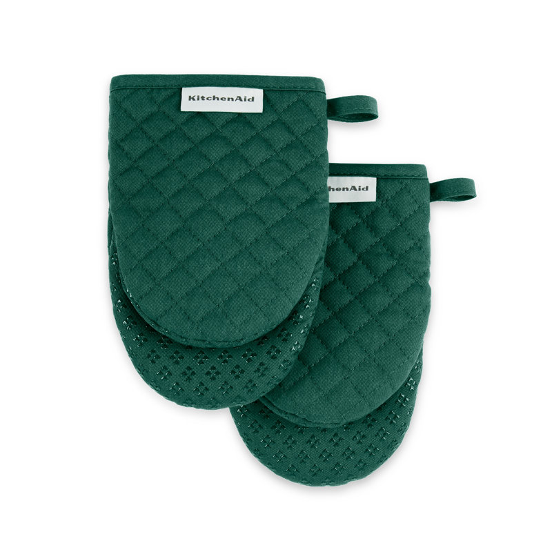 KitchenAid Asteroid Solid Textured Mini Oven Mitt, Palm