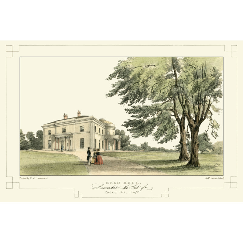 Lancashire Castles II by C.J. Greenwood - Wrapped Canvas Print, 30cm H x 46cm W