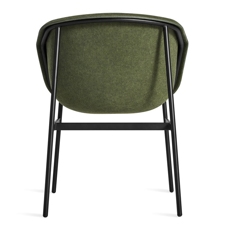 Past Life Upholstered Arm Chair, Olive, Black