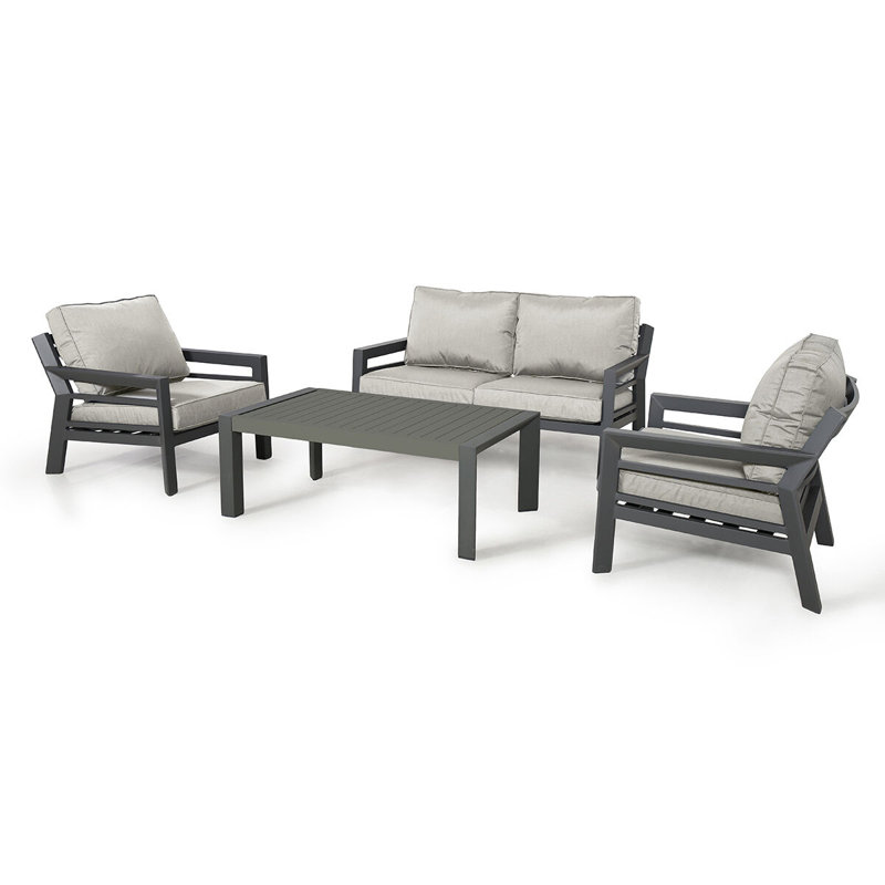 New York 2 Seat Sofa Set / Dove Grey
