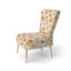 Chaise d'appoint rembourrée Earthy Mandala