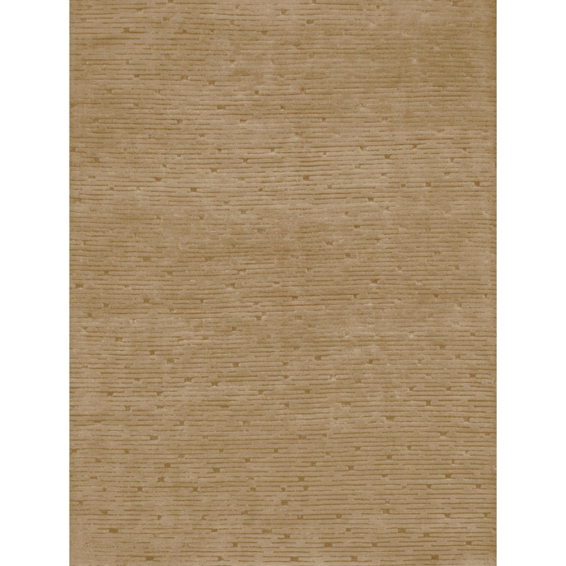 Abstract Area Rug in Ashen/Brown, Rectangle 10' x 14'