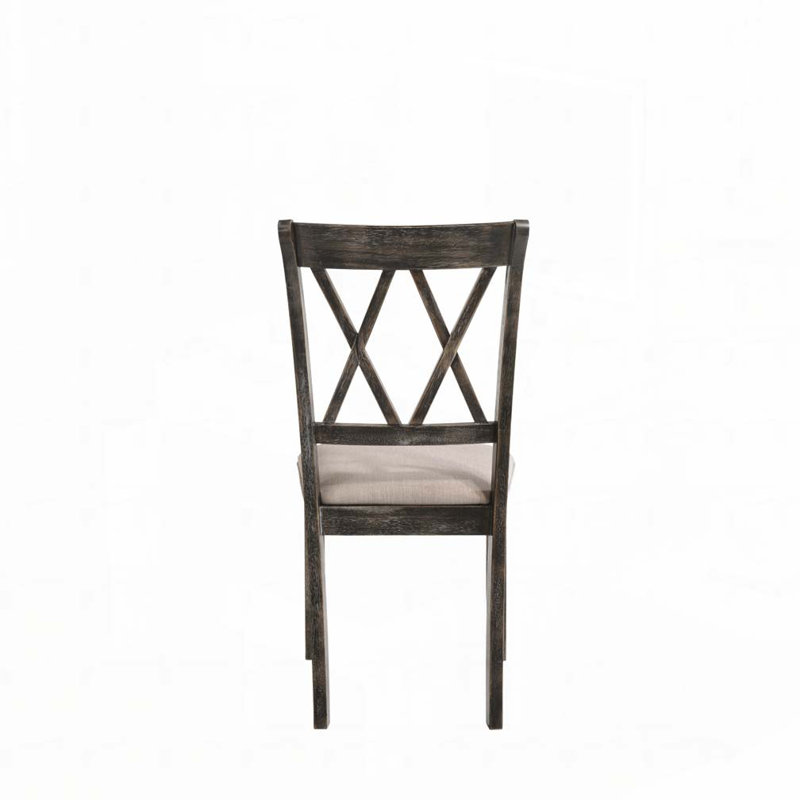 Chaise rembourrée avec pieds en bois