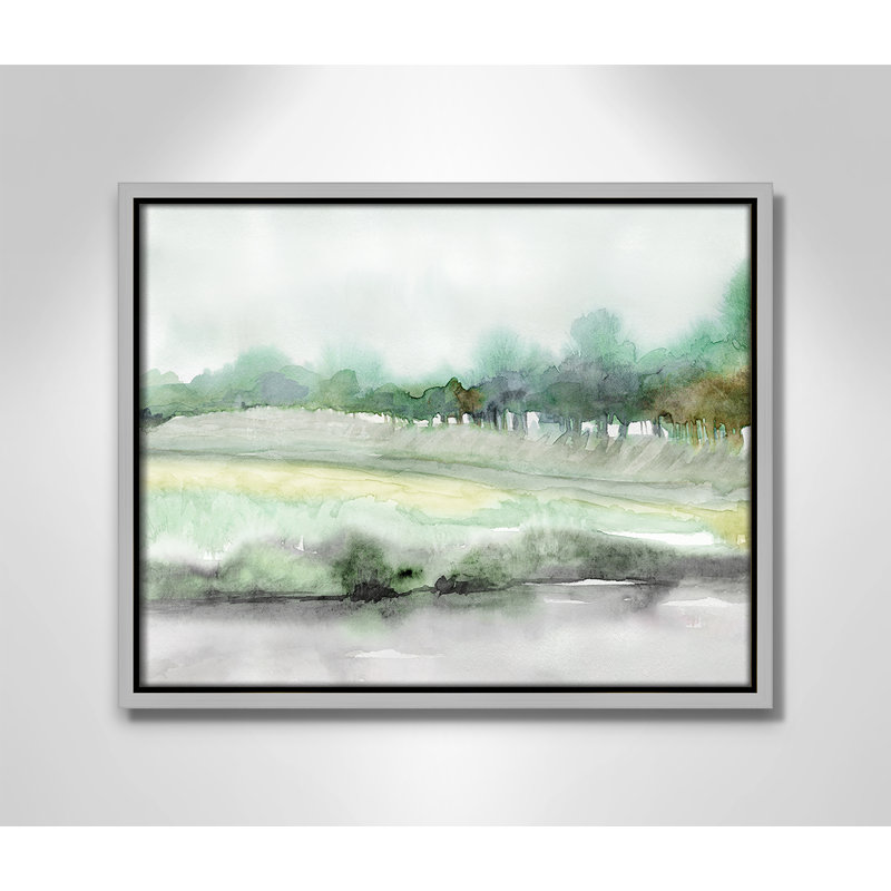«Season Of Summer - Floater Frame», reproduction d'art sur toile, H 12,5 po x l 15,5 po x P 2 po, Toile argentée