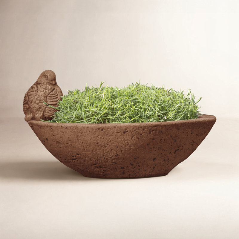 Renfri 12" Pot Planter, Pietra Nuova