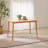 Drea Wooden Dining Table Set with Soild Wood Dining Chairs - Traditional Farmhouse Kitchen Style-1535711861
