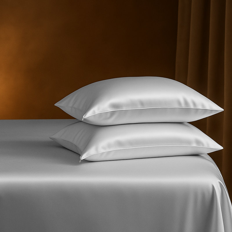 HOUSEWIFE PILLOWCASE SILK, Silver