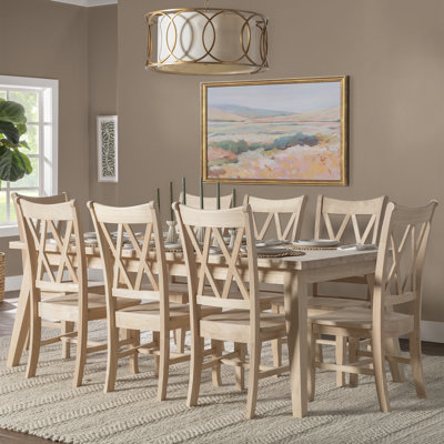 Darlene Mid-Century Modern Solid Wood Dining Set