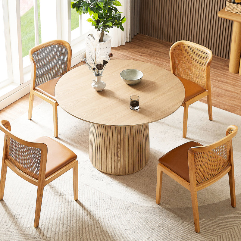 Table de salle à manger de 46,05 po et conception moderne pour les espaces de loisirs de cuisine