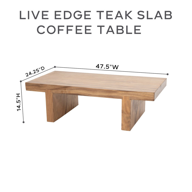 Vivendel Outdoor Teak Coffee Table
